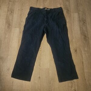 Carhartt Pants Mens 40x30 Blue Relaxed Fit 102291-412 Cotton